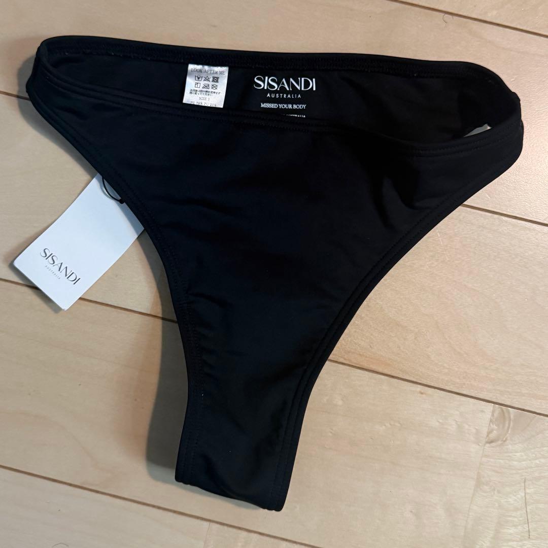 SISANDI ブラック midnight black ビキニショーツ