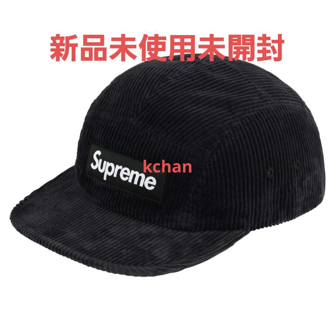 Supreme Corduroy Camp Cap 黒