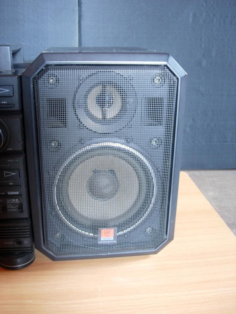 SHARP LIVE MINI CD-X15 通電確認済 ジャンク扱い