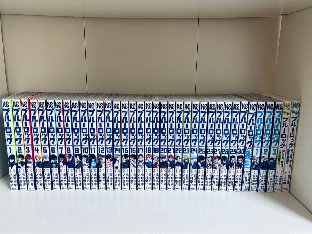 【全36冊】ブルーロック 全30巻セット＋エピソード凪＋小説版＋オリジナル色紙
