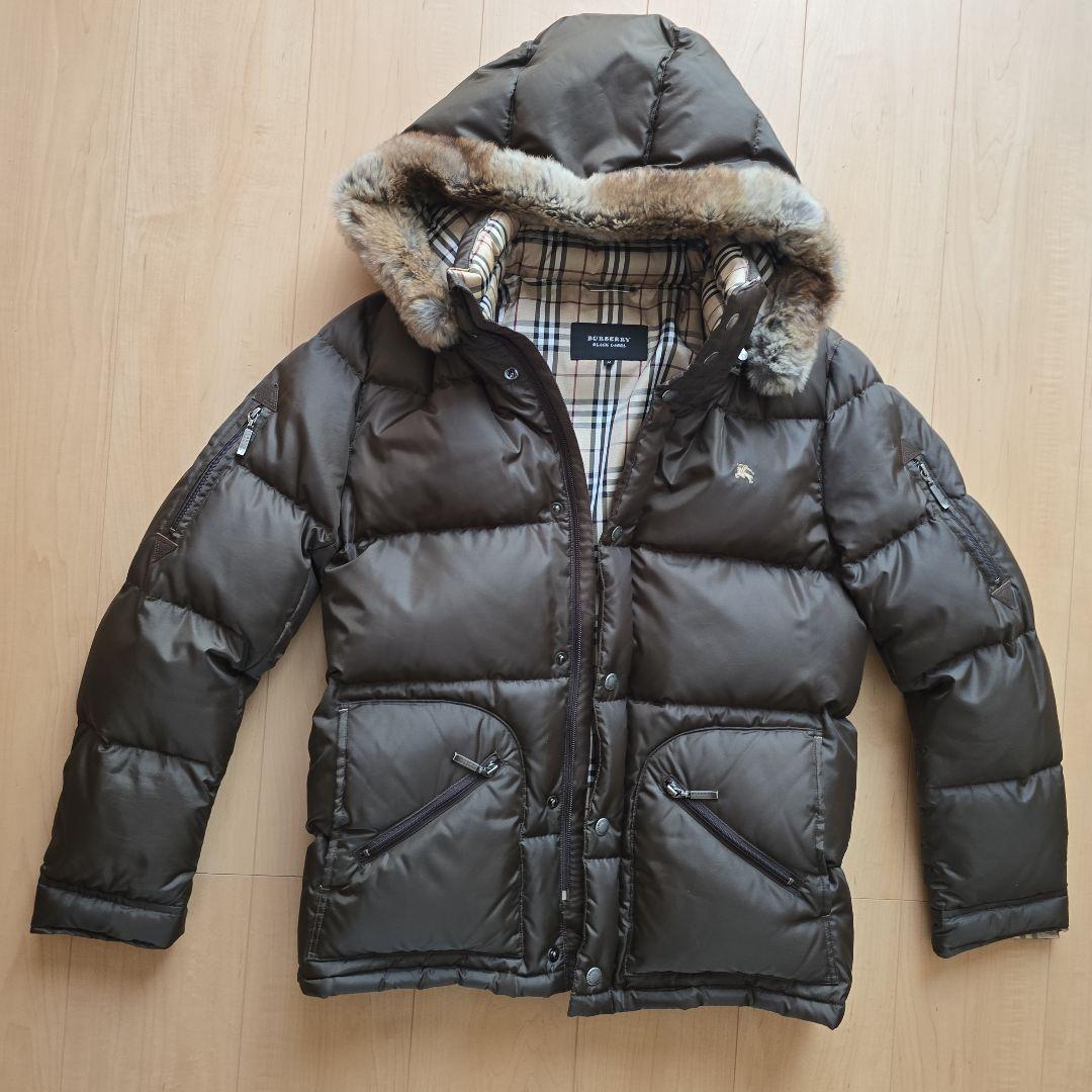 2.15終了　新品同様サイズMバーバリーブラックレーベル3wayダウンジャケット