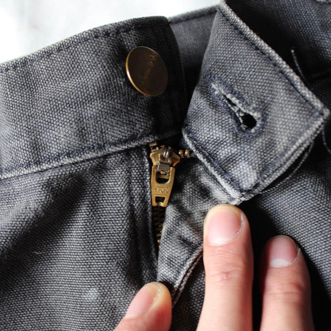 鬼雰囲気•神サイズ Carhartt ダブルニー ペインターパンツ BLK us