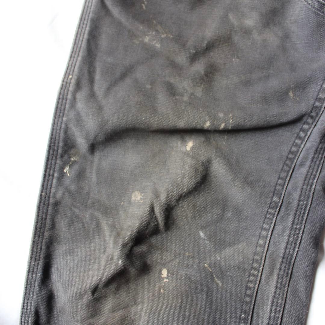 鬼雰囲気•神サイズ Carhartt ダブルニー ペインターパンツ BLK us