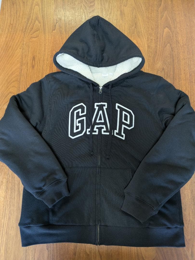 GAPロゴ　裏ボアパーカー
