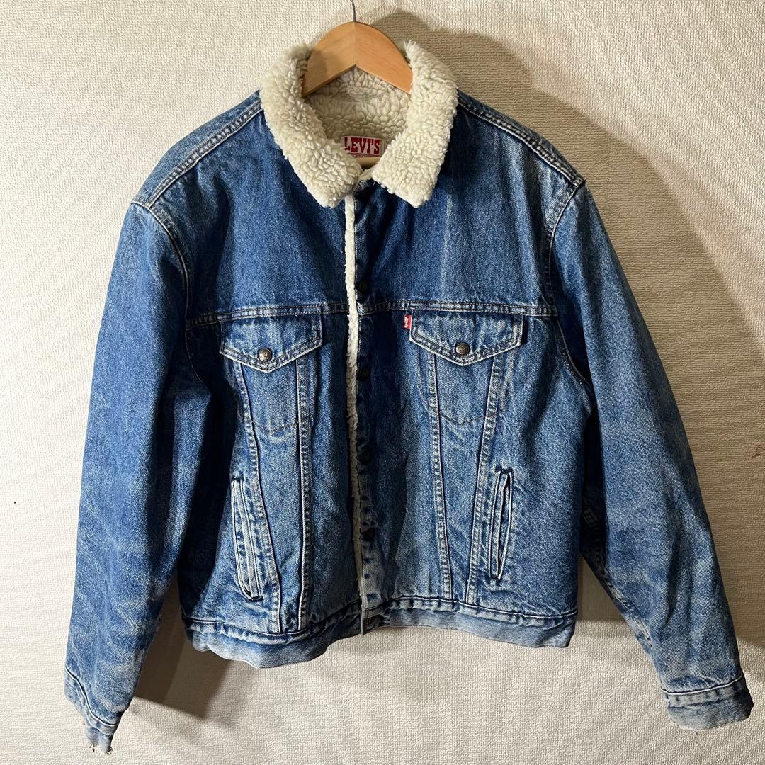 リーバイス　Levi's ビンテージ　デニムボアジャケット　80's usa