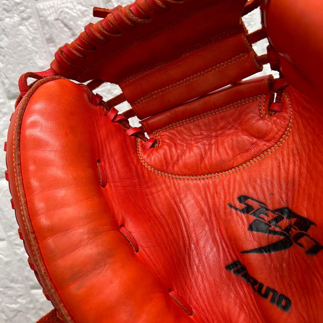 【美品】野球 グローブ 軟式 一般 キャッチャーミット ミズノ セレクト9