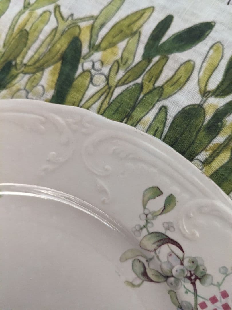 希少フランスアンティーク　サンタマン　ヤドリギ