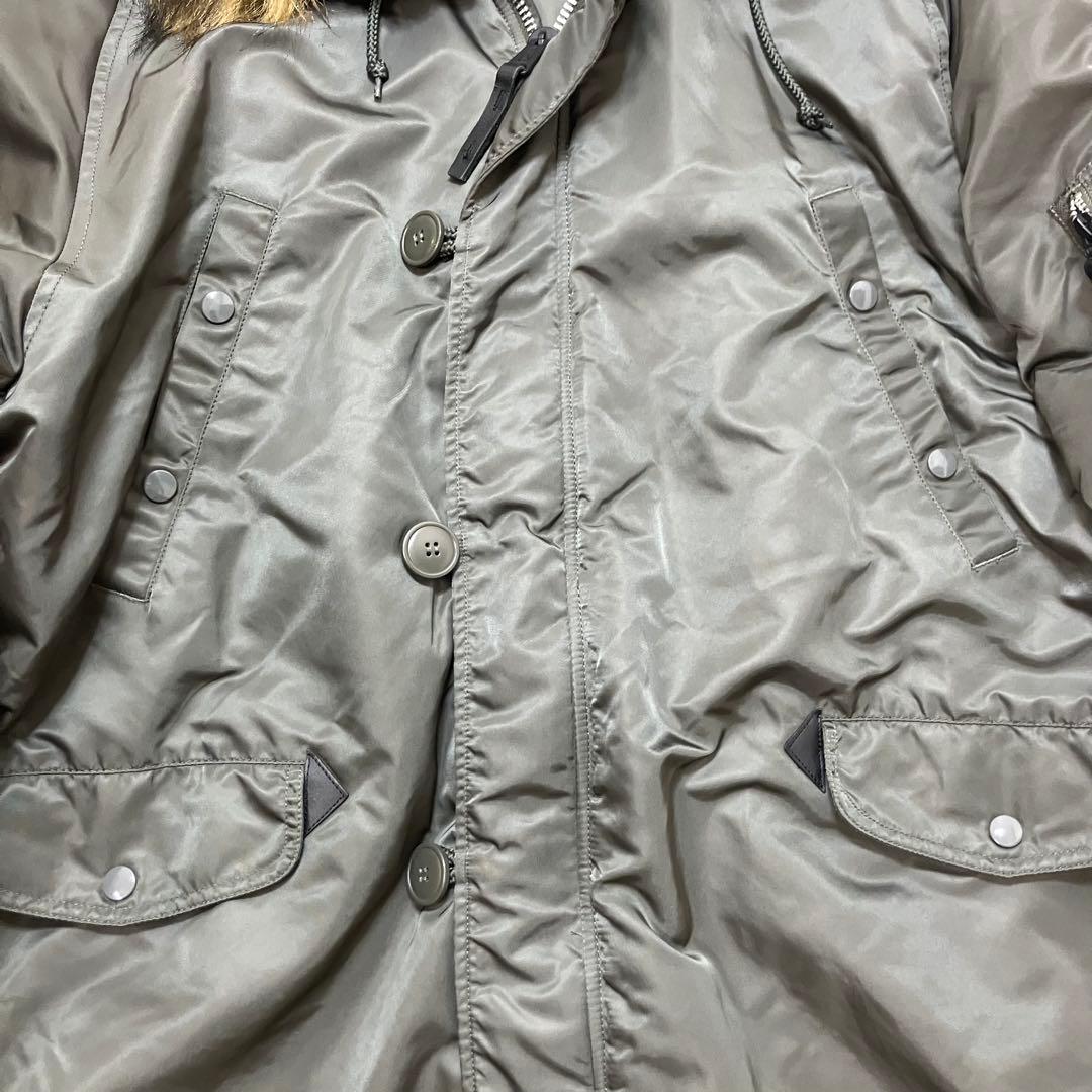 美品✨アルファインダストリーズ 3Lサイズ N-3B ボア フライトジャケット