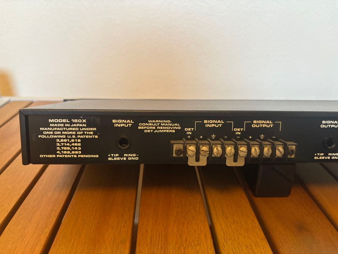 DBX 160X 名機コンプレッサー/リミッター　動作確認済み