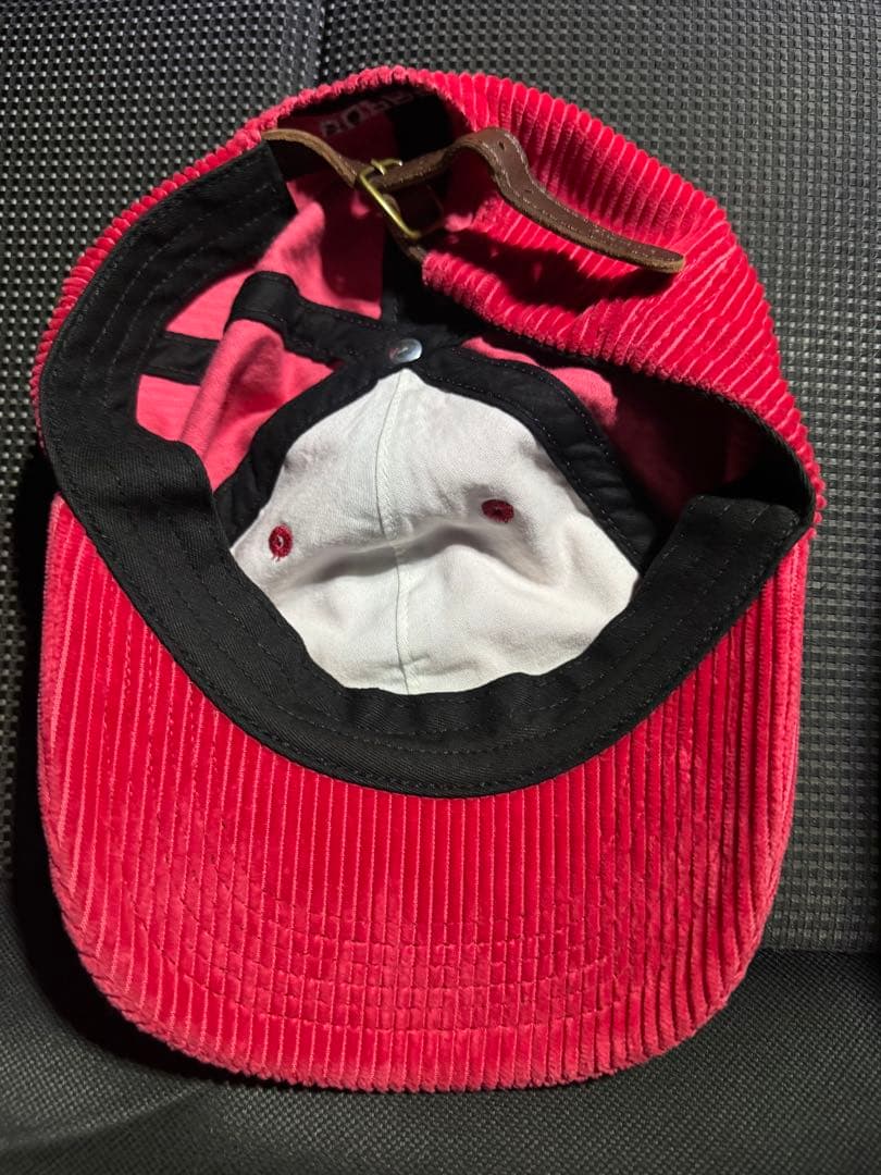 supreme コーデュロイ キャップ Sロゴ