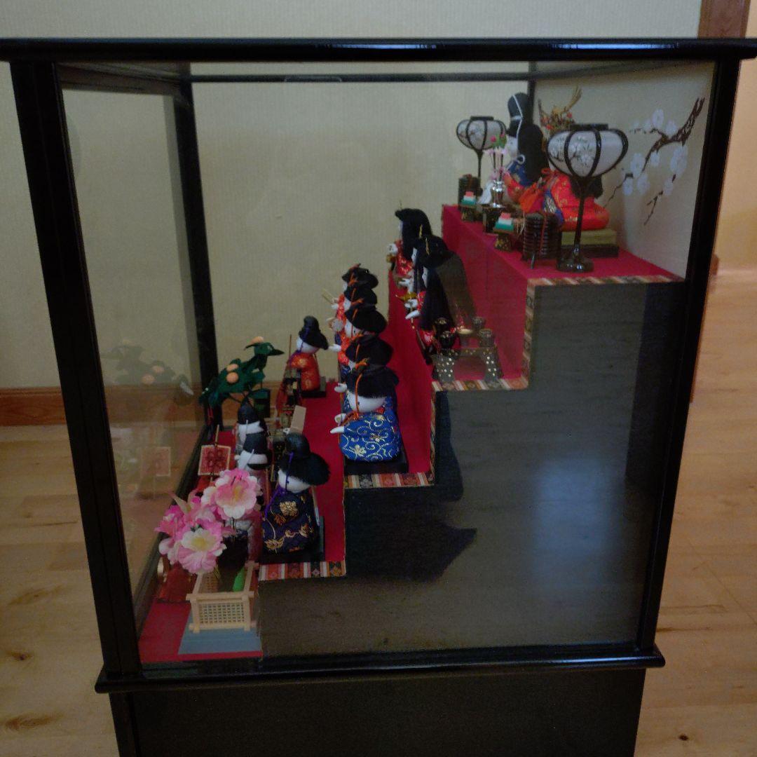 雛人形　ケース入五段飾り　江戸木目込