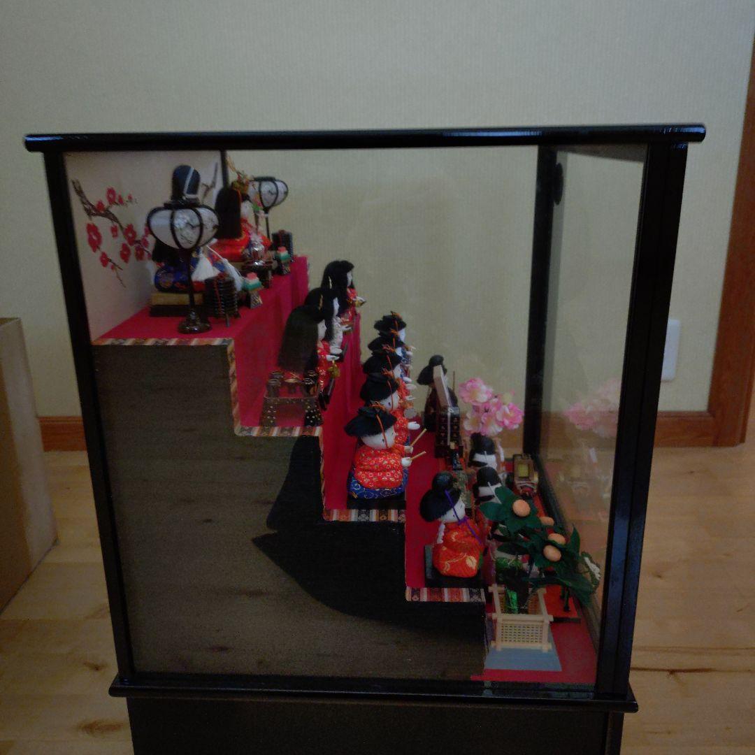 雛人形　ケース入五段飾り　江戸木目込