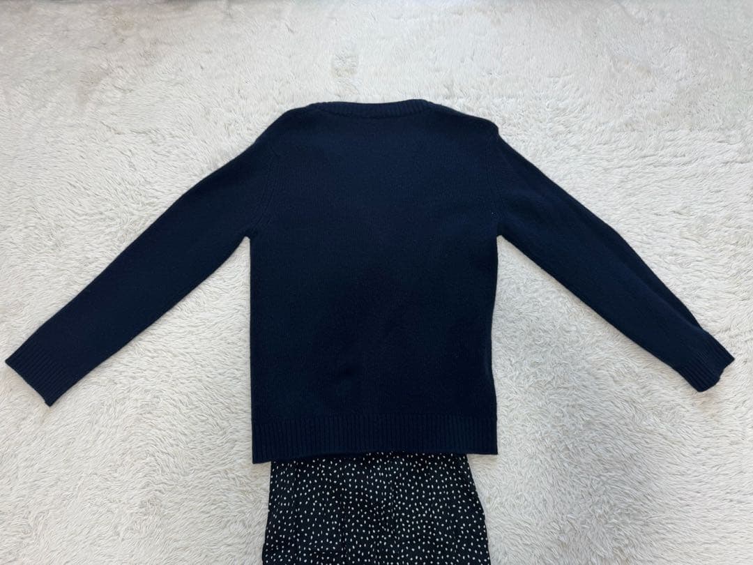 PRADA ネイビー カーディガン スカートセット