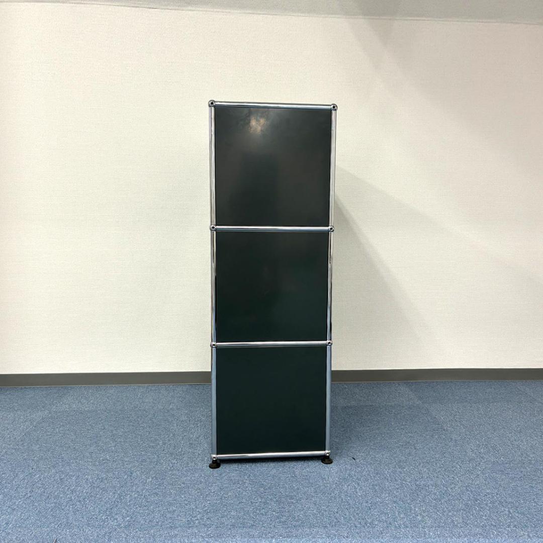 中古 USMハラー｜キャビネット リビング・ 1列3段 アントラサイト