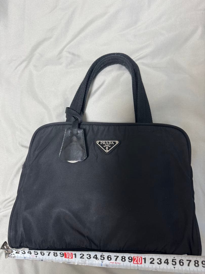 PRADA ナイロン　ハンドバッグ　白タグ