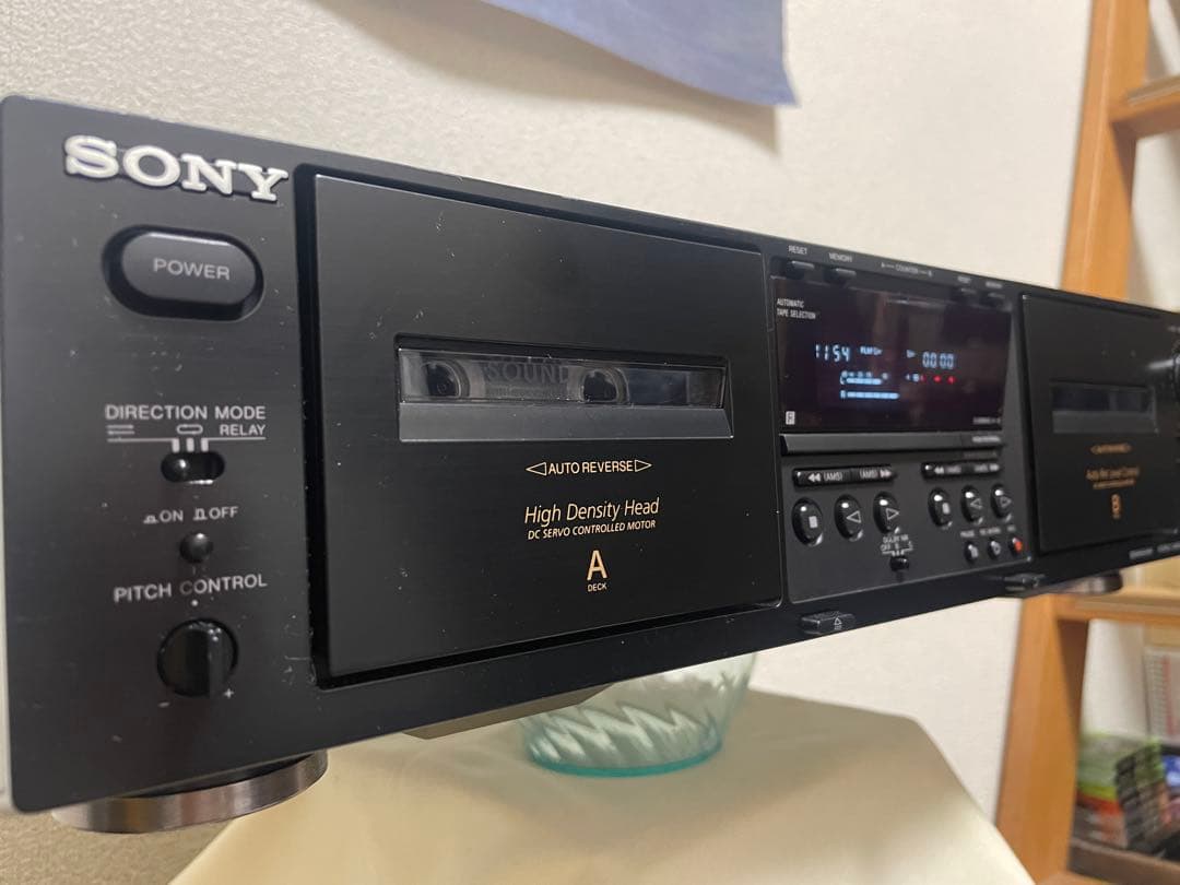 修理品　SONY カセットデッキ TC-WE475 (2)