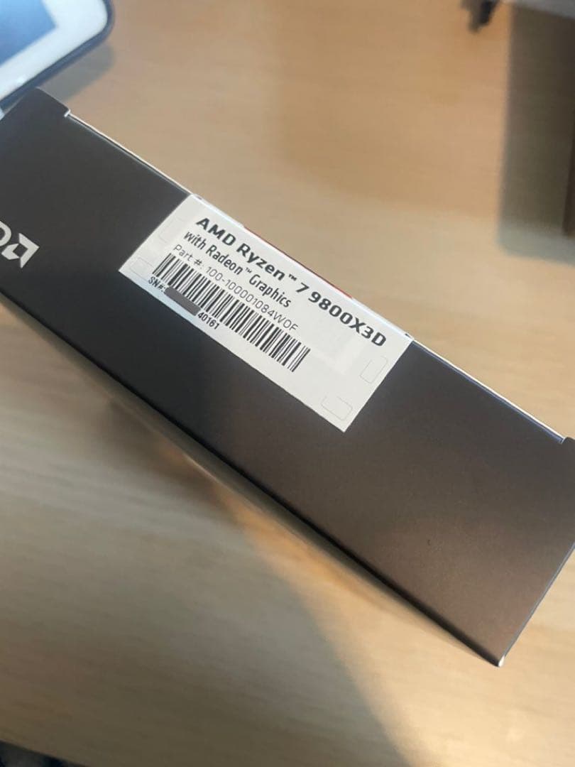 Ryzen 7 9800X3D CPU AMD【国内正規品】【新品未開封】