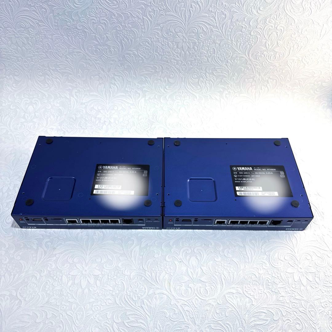 YAMAHA RTX830 ギガアクセス VPN ルーター 動作品2台