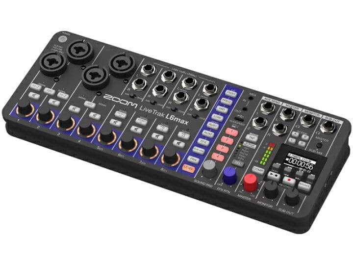 新品 Zoom『LiveTrak L6max』ミキサーレコーダー