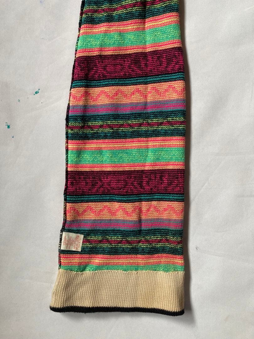 珍品↑ Italy製 Picaso とんでもなく長いニット帽