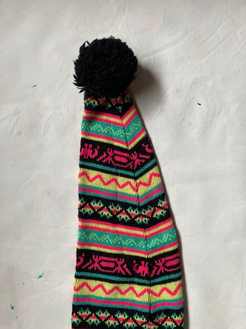 珍品↑ Italy製 Picaso とんでもなく長いニット帽