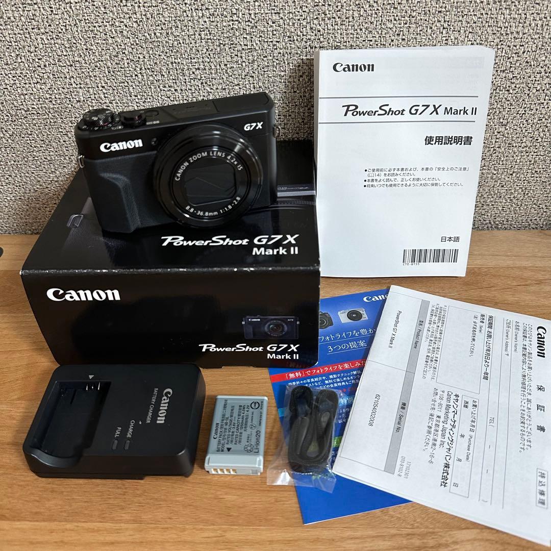 【美品】Canon PowerShot G7X Mark II