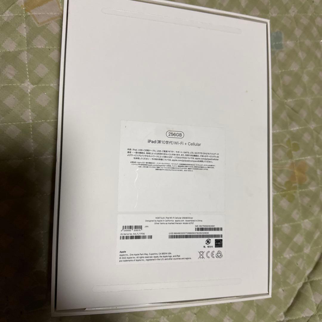 の*ち様 Apple iPad 第10世代　256G