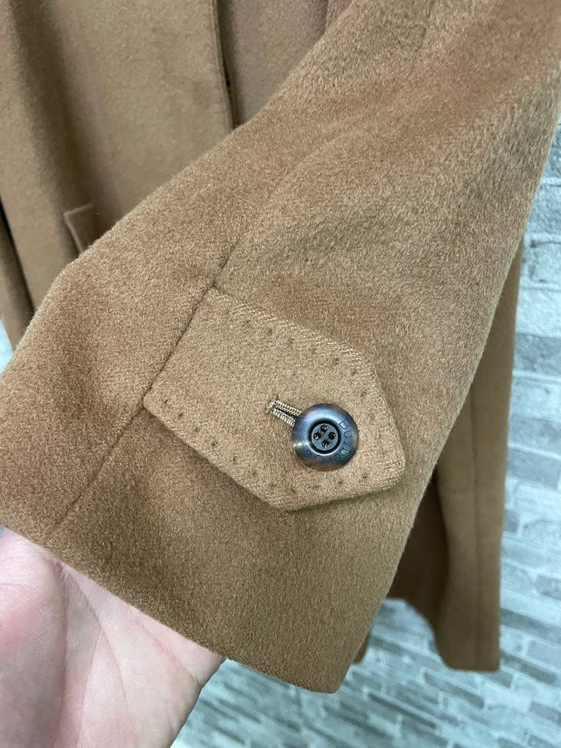 美品　BURBERRY カシミヤ　ブラウンウールコート　冬コーデ