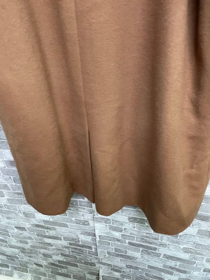 美品　BURBERRY カシミヤ　ブラウンウールコート　冬コーデ