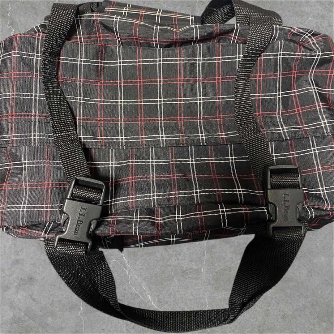 廃盤　L.L.Bean アドベンチャーダッフルバッグ　ボストンバッグ　チェック柄