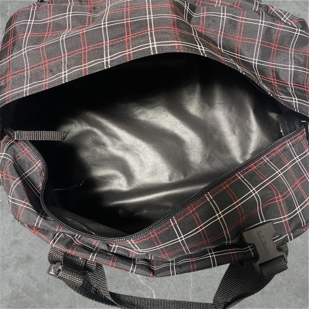 廃盤　L.L.Bean アドベンチャーダッフルバッグ　ボストンバッグ　チェック柄