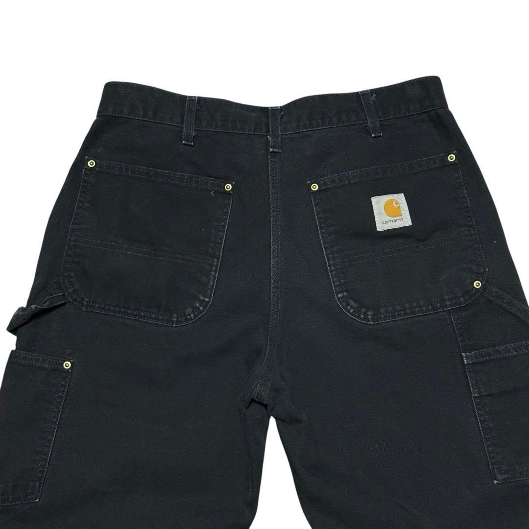 希少 32×30 USA製 Carhartt ダブルニーパンツ ゴールデンサイズ