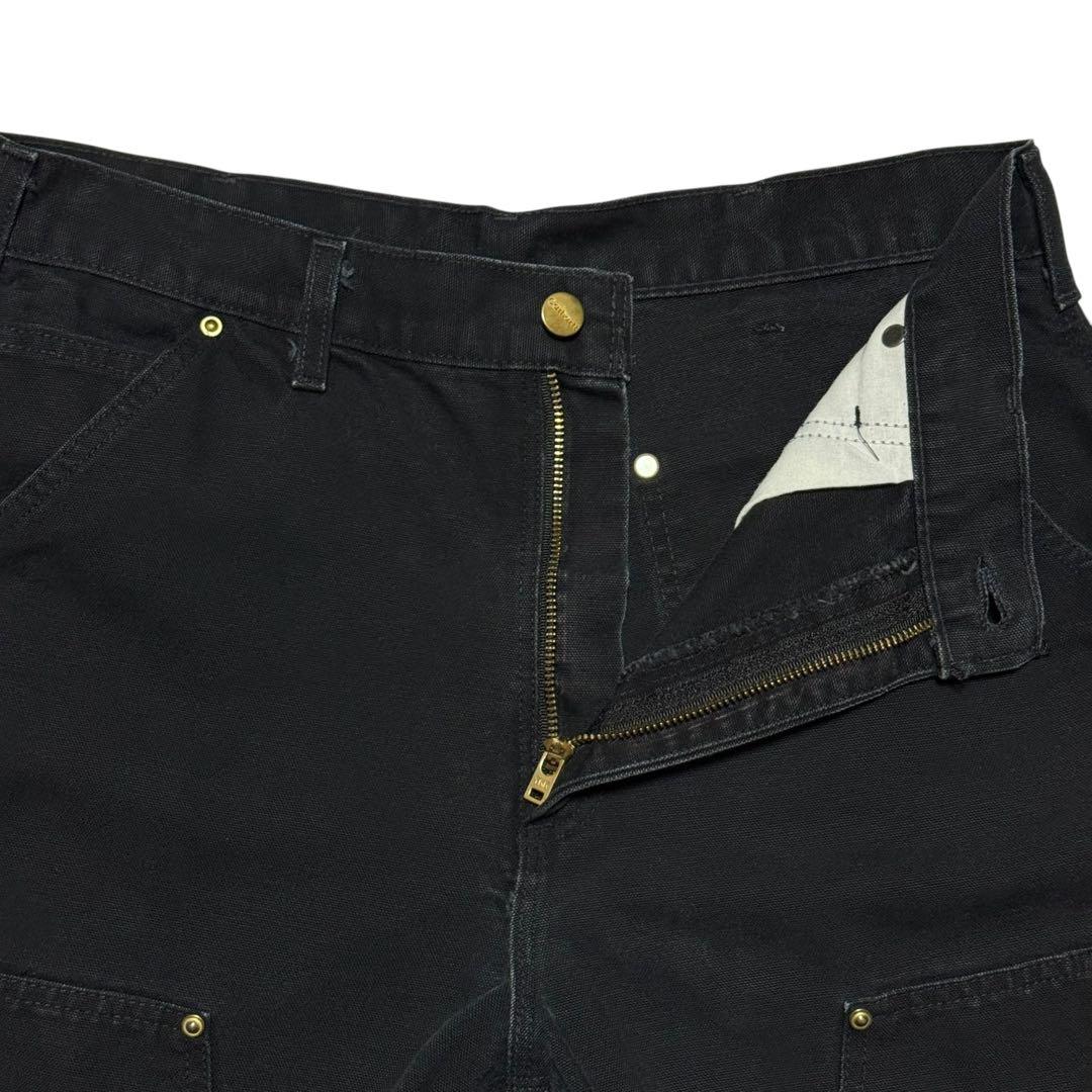 希少 32×30 USA製 Carhartt ダブルニーパンツ ゴールデンサイズ