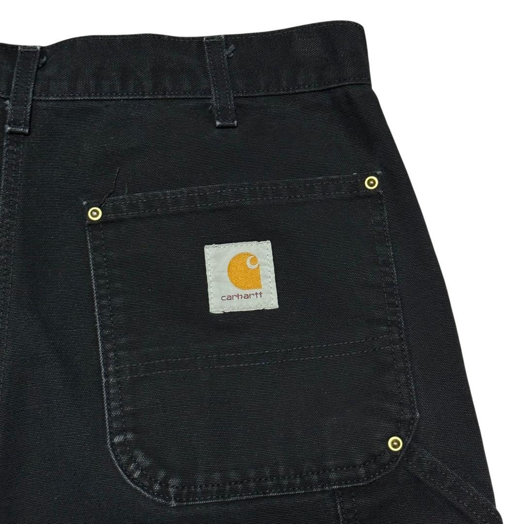 希少 32×30 USA製 Carhartt ダブルニーパンツ ゴールデンサイズ