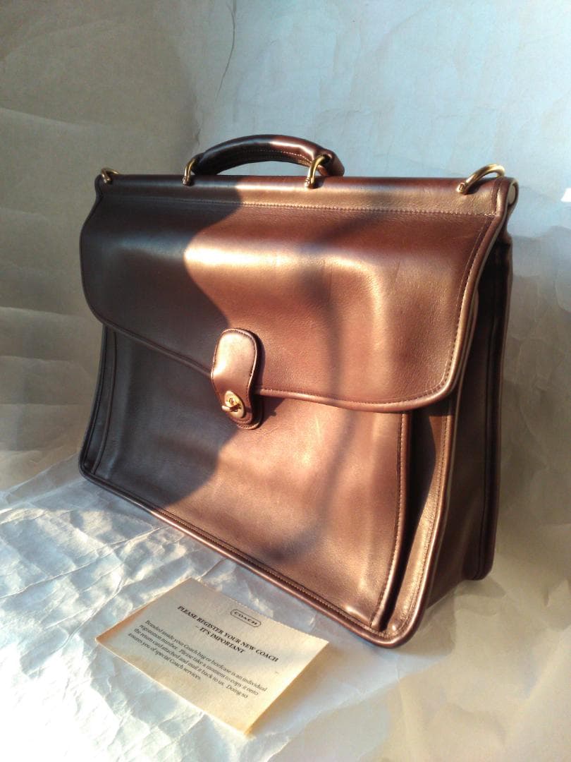 オールドコーチ　COACH USA製　直営店購入　ショルダーバッグ　2WAY