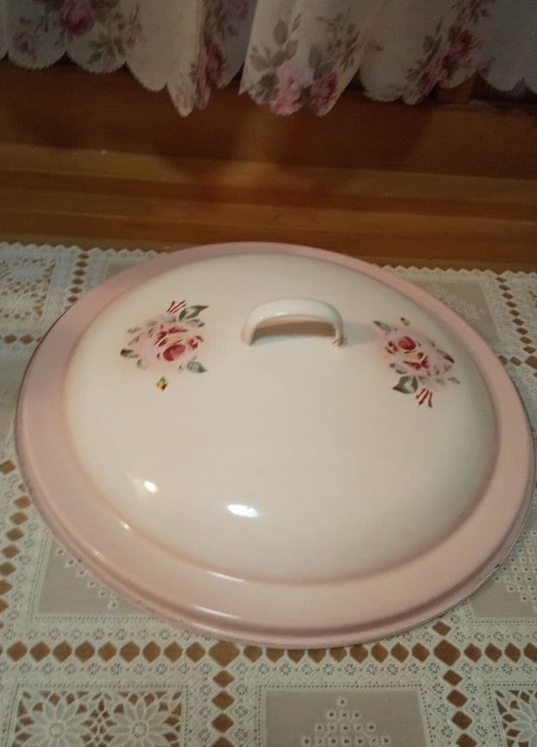 ⭐️値下げ⭐️イマン imane プリンセスローズ ピンク ホーローバケツ