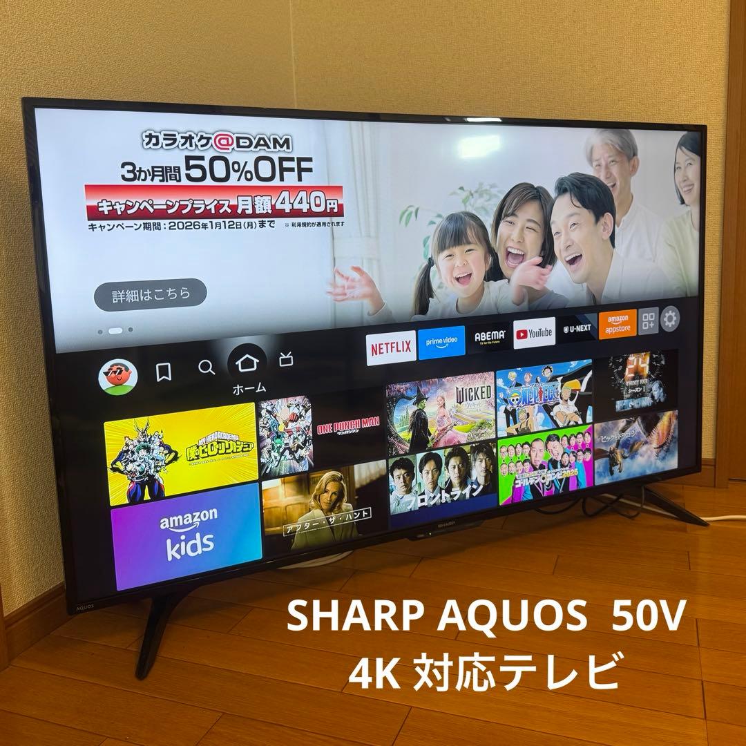 シャープ 4K液晶テレビ アクオス 4T-C50BH1 50V型 4K対応