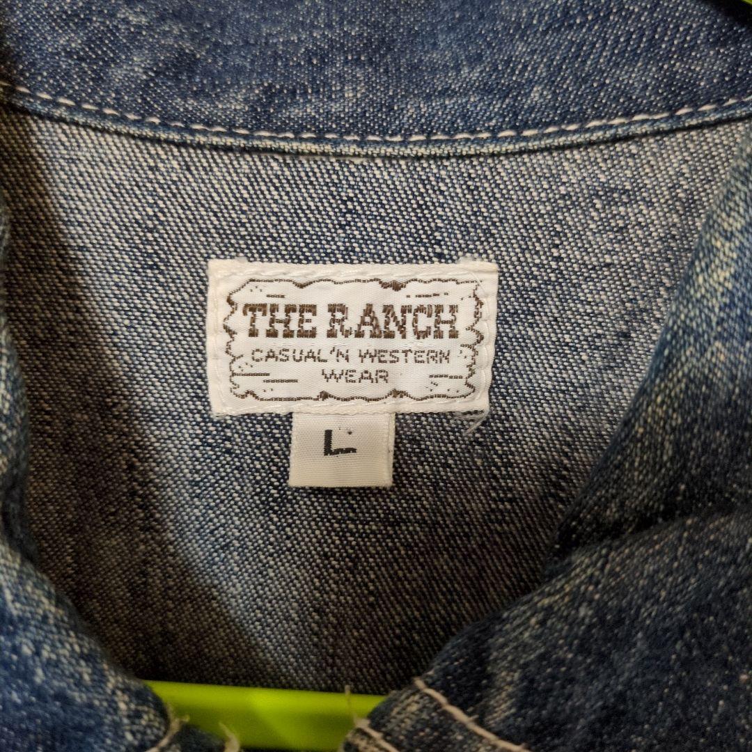 THE RANCH プルオーバーデニムシャツ L