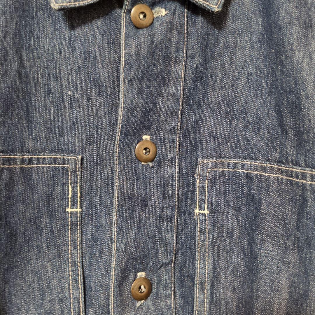 THE RANCH プルオーバーデニムシャツ L