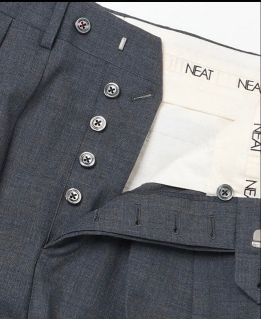パンツ NEAT washable tropical standard md.gray