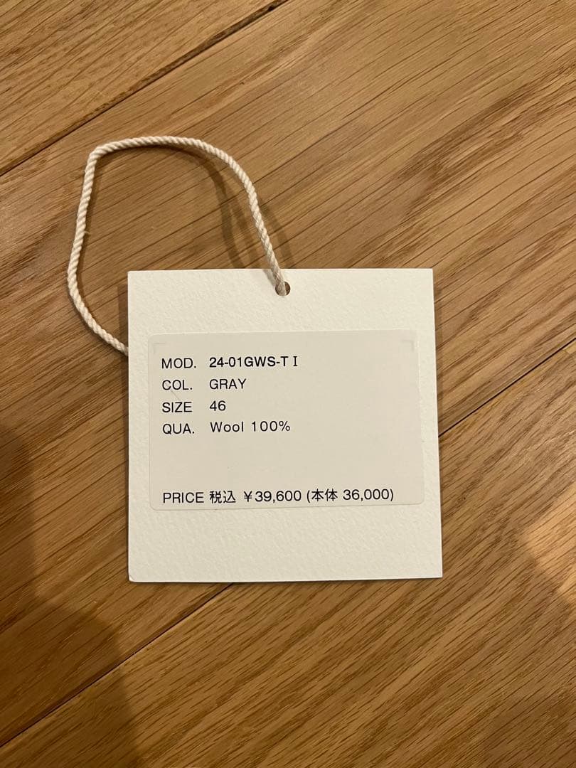 パンツ NEAT washable tropical standard md.gray