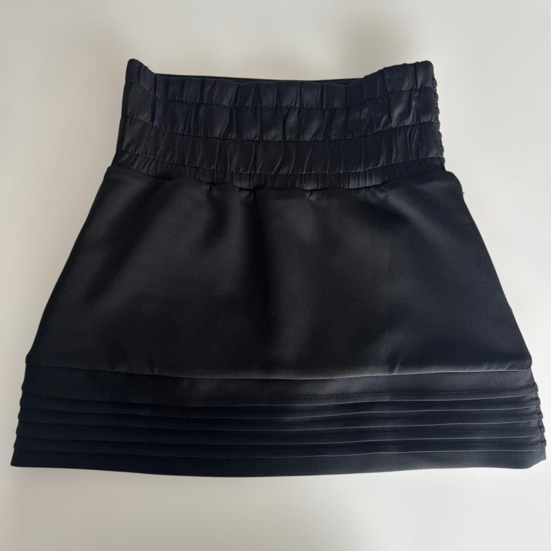 世界一のふく 台形ミニスカート005 ノアール 黒