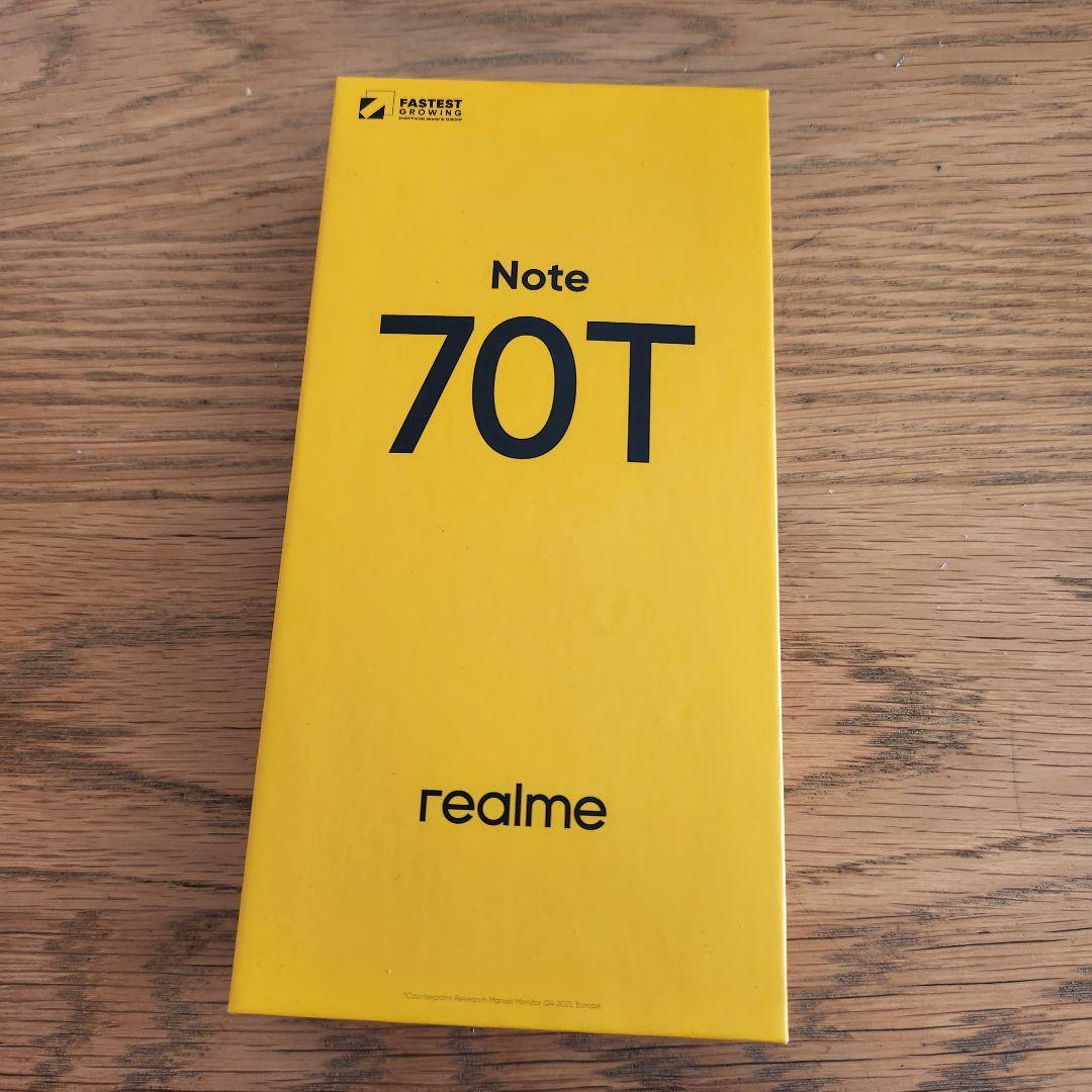 新品未開封！ realme Note 70T ブラック 黒 4GB 128GB
