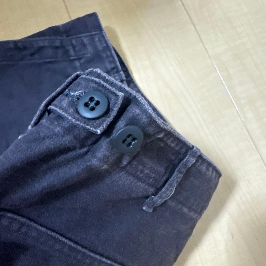 オアスロウ　orSlow ファティーグパンツ　ブラック　ブラウン　パープル