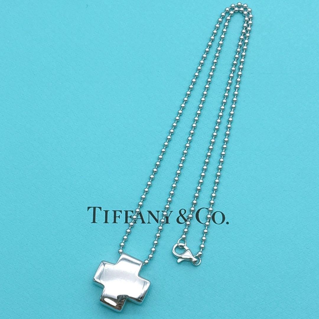 美品◎ ティファニー ローマンクロス ネックレス ペンダント シルバー925