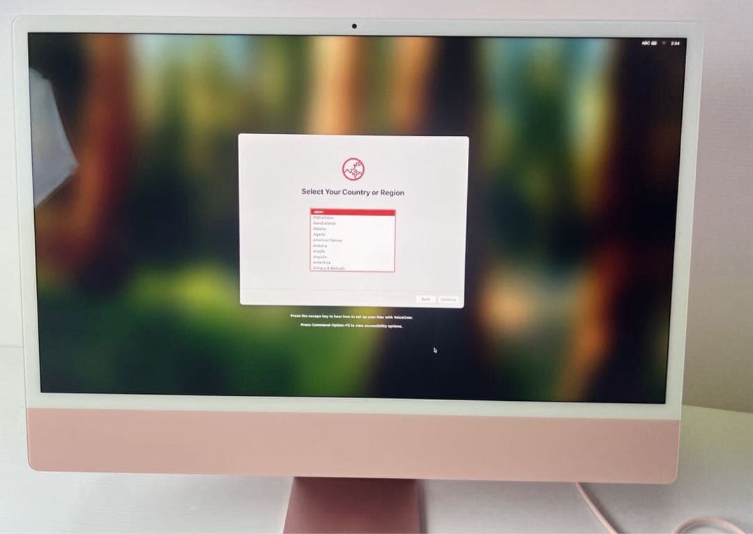 Apple iMac 24インチ ピンクレッド 本体