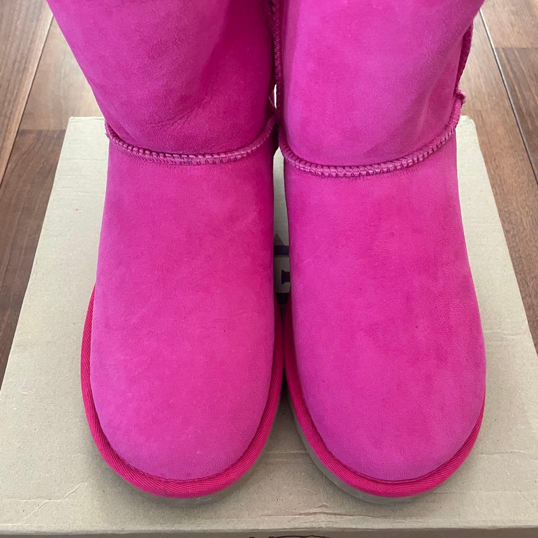 【希少】UGG ムートンブーツ マジェンダ ピンク 27cm クラシックショート