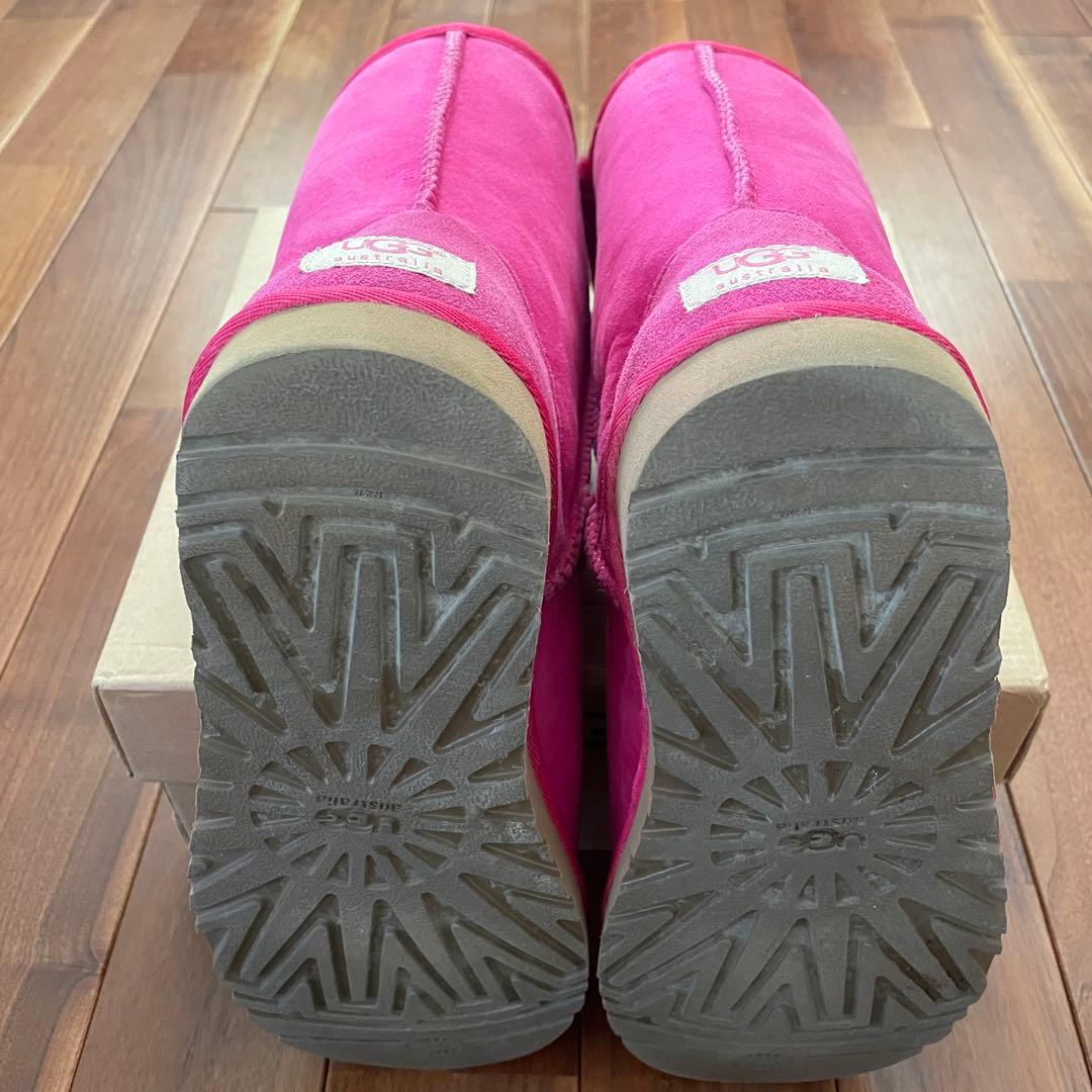 【希少】UGG ムートンブーツ マジェンダ ピンク 27cm クラシックショート