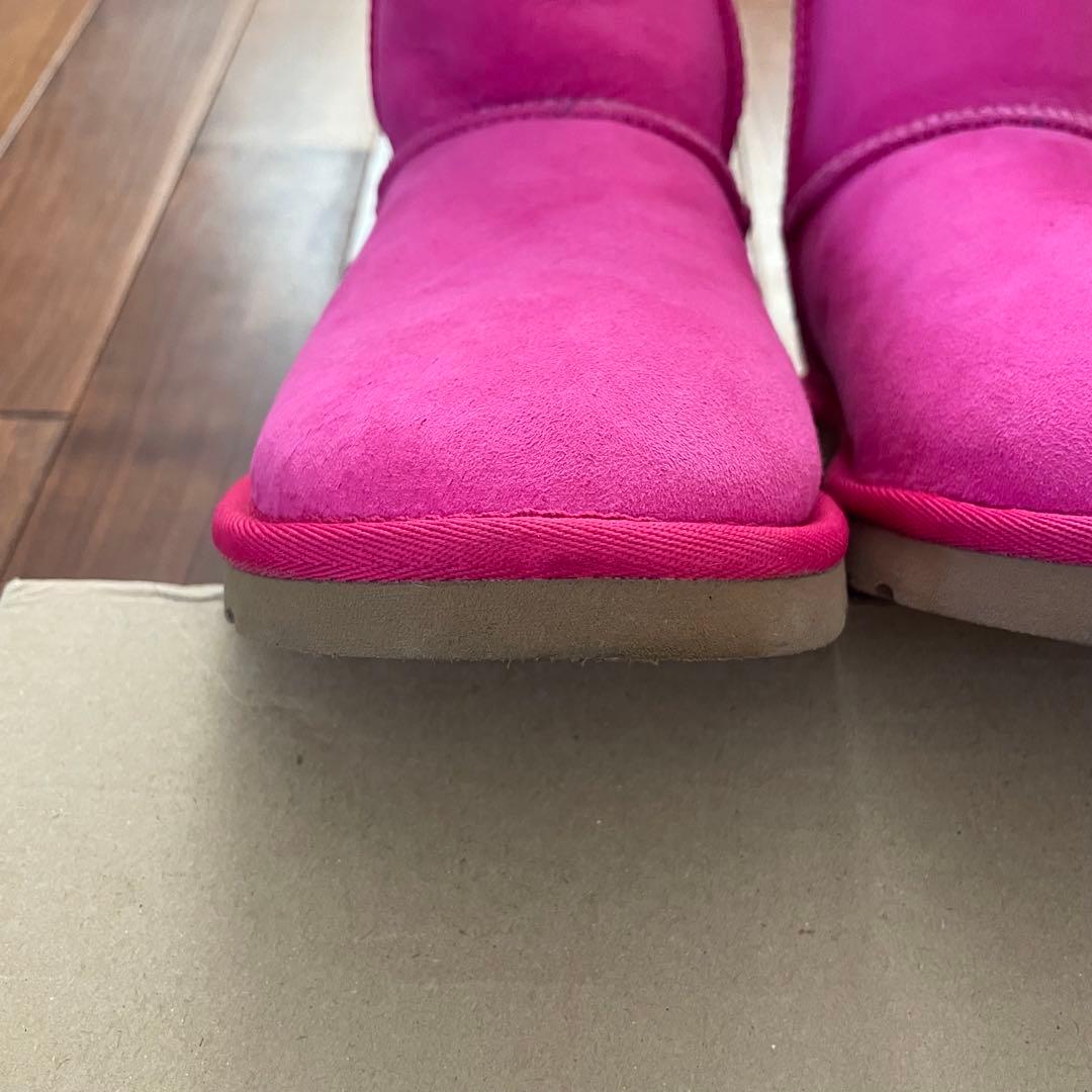 【希少】UGG ムートンブーツ マジェンダ ピンク 27cm クラシックショート