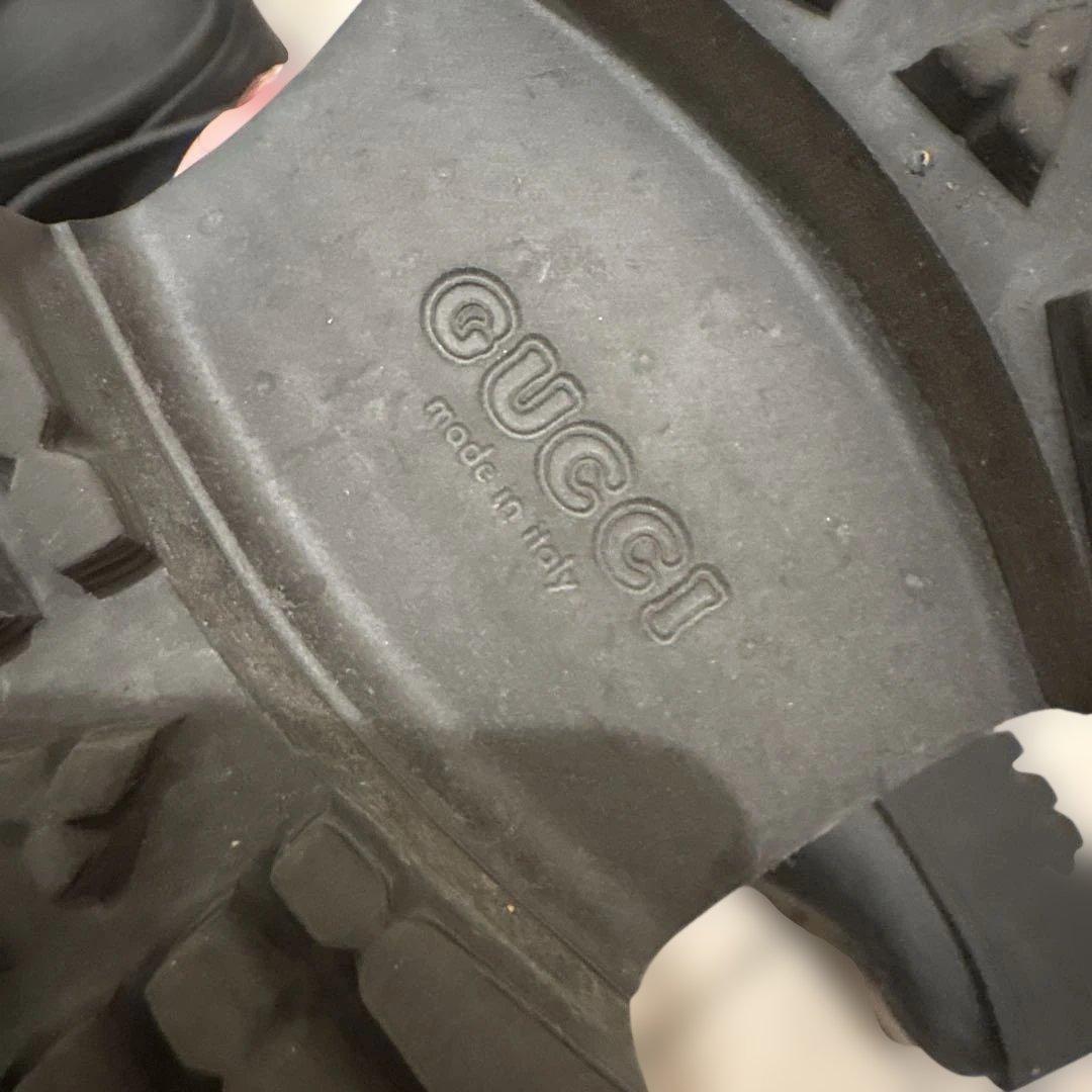 GUCCI ラバーシューズ　BLK 38